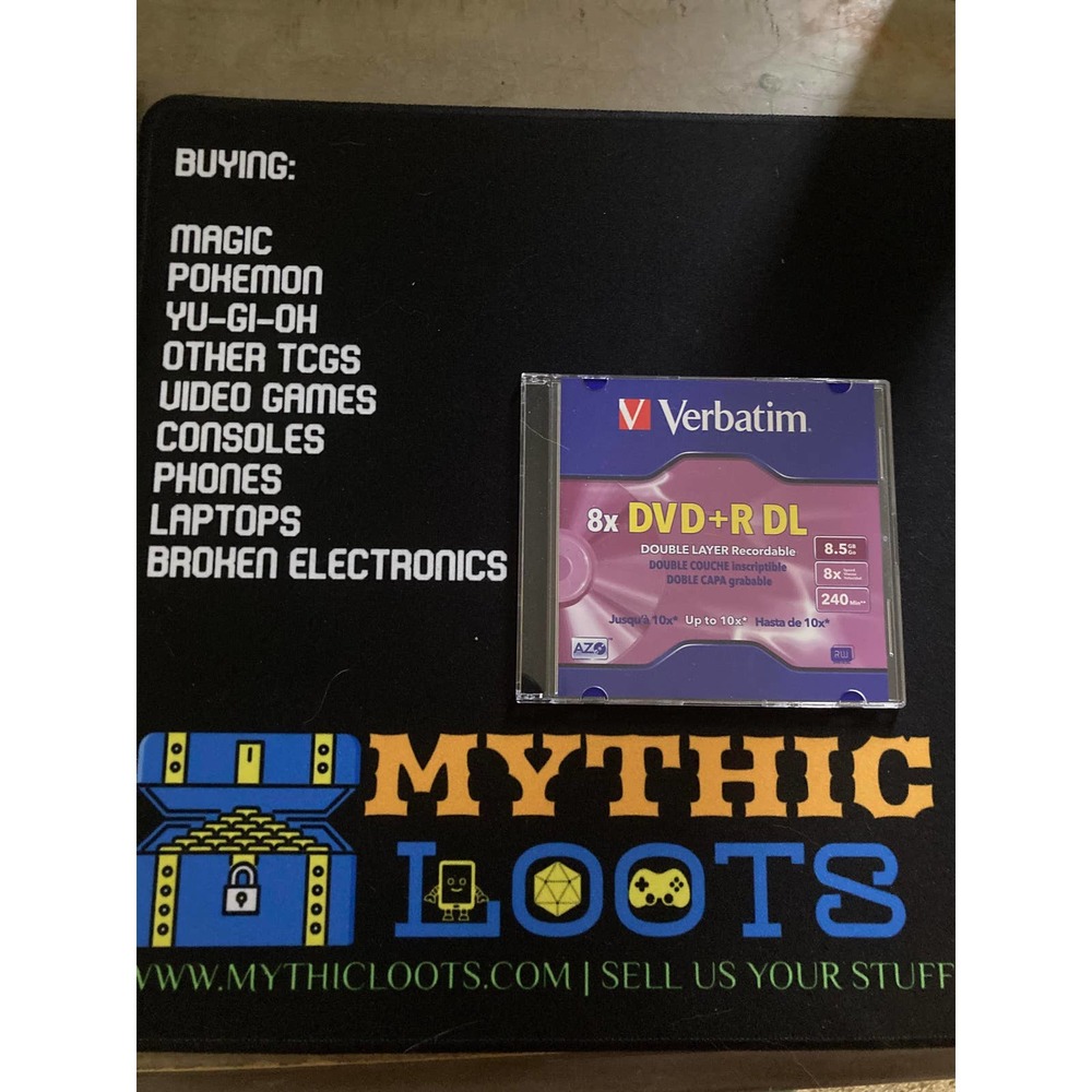 Verbatim DVD+R DL 8.5gb disc